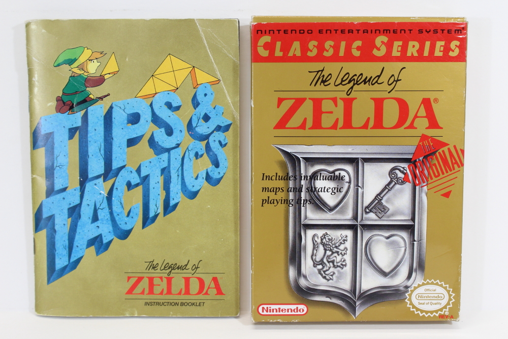 Original The Legend of Zelda boxed for the NES 