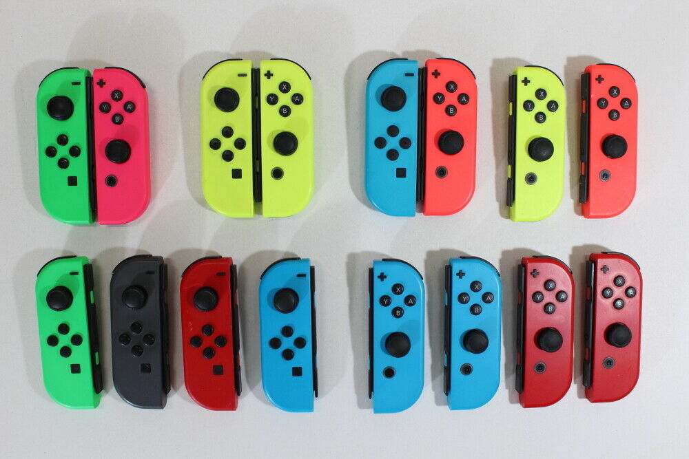 Different Nintendo Switch Joy Cons