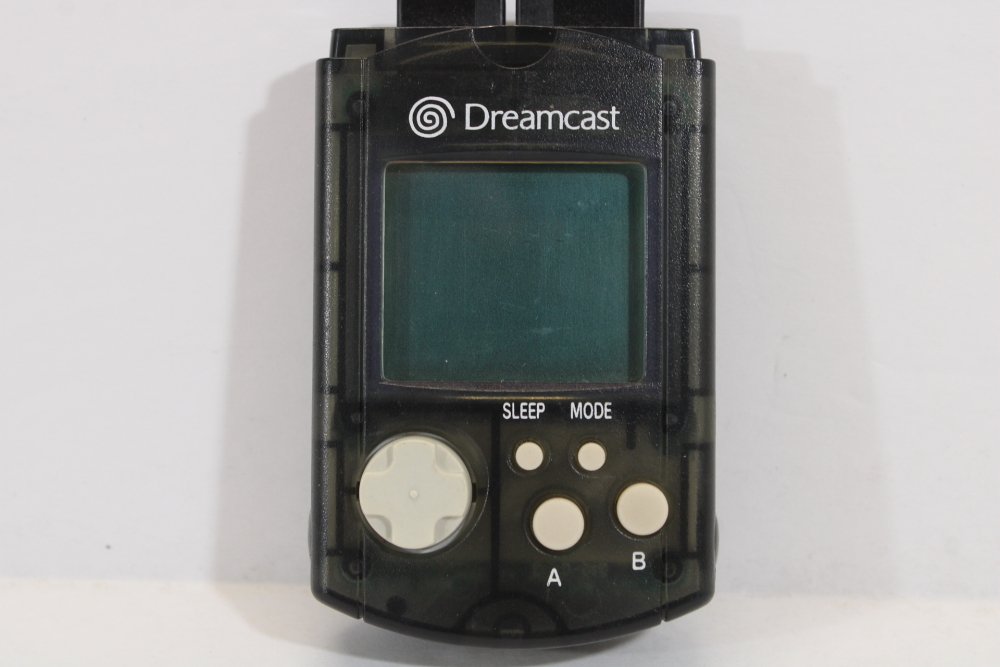 Official SEGA Dreamcast Visual Memory Unit Clear Black Smoke W