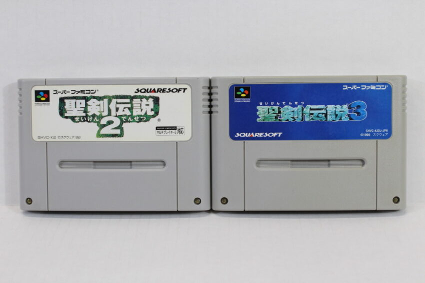 Lot of 2 Seiken Densetsu 2 & 3 SFC (B)