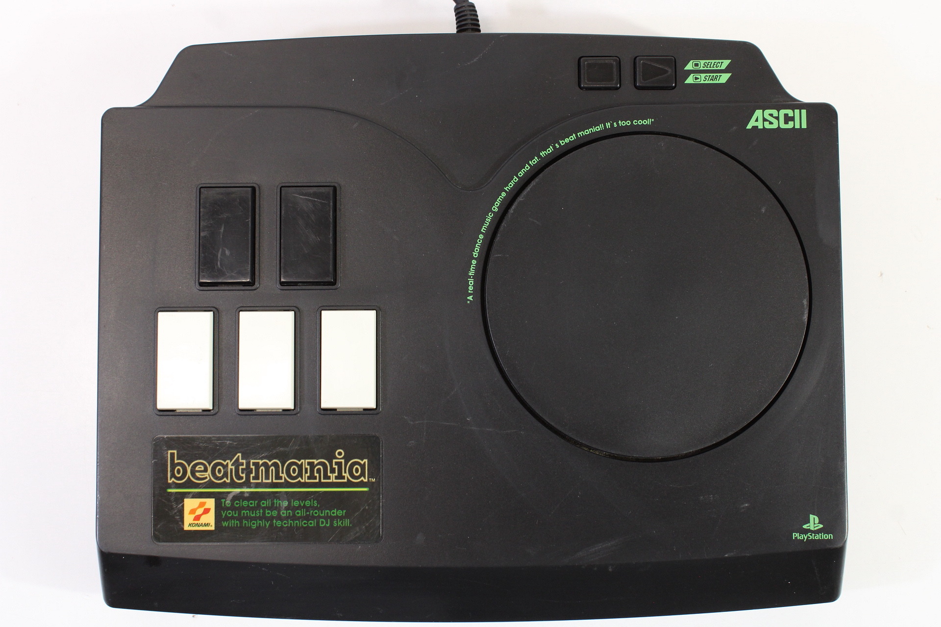 ASCII ASC-0515BM DJ Controller W/ Beatmania Playstation PS1 PS2 / 2 (B)