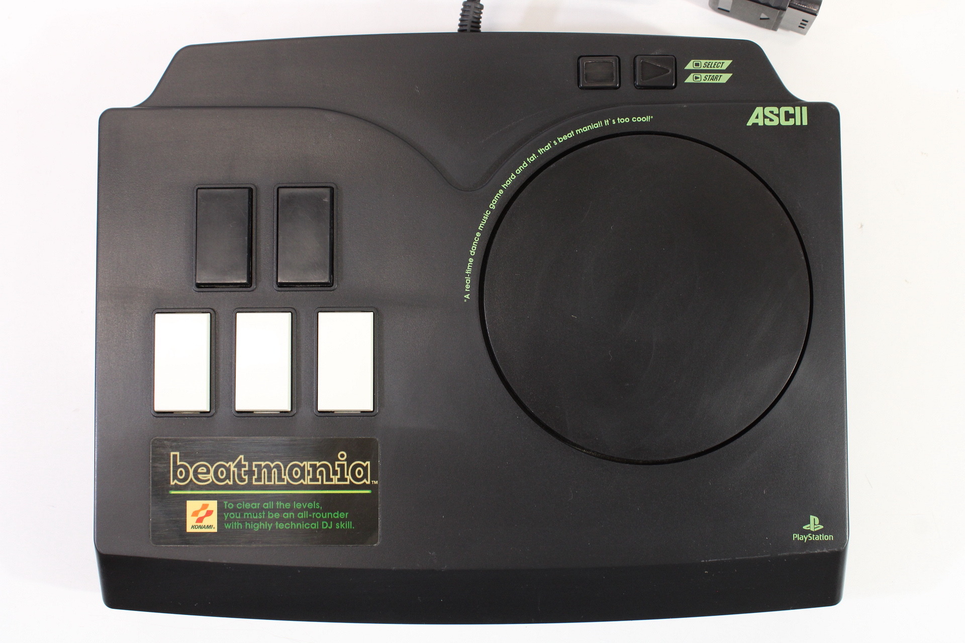 ASCII ASC-0515BM DJ Controller W/ Beatmania Playstation PS1 PS2 / 2 (B)