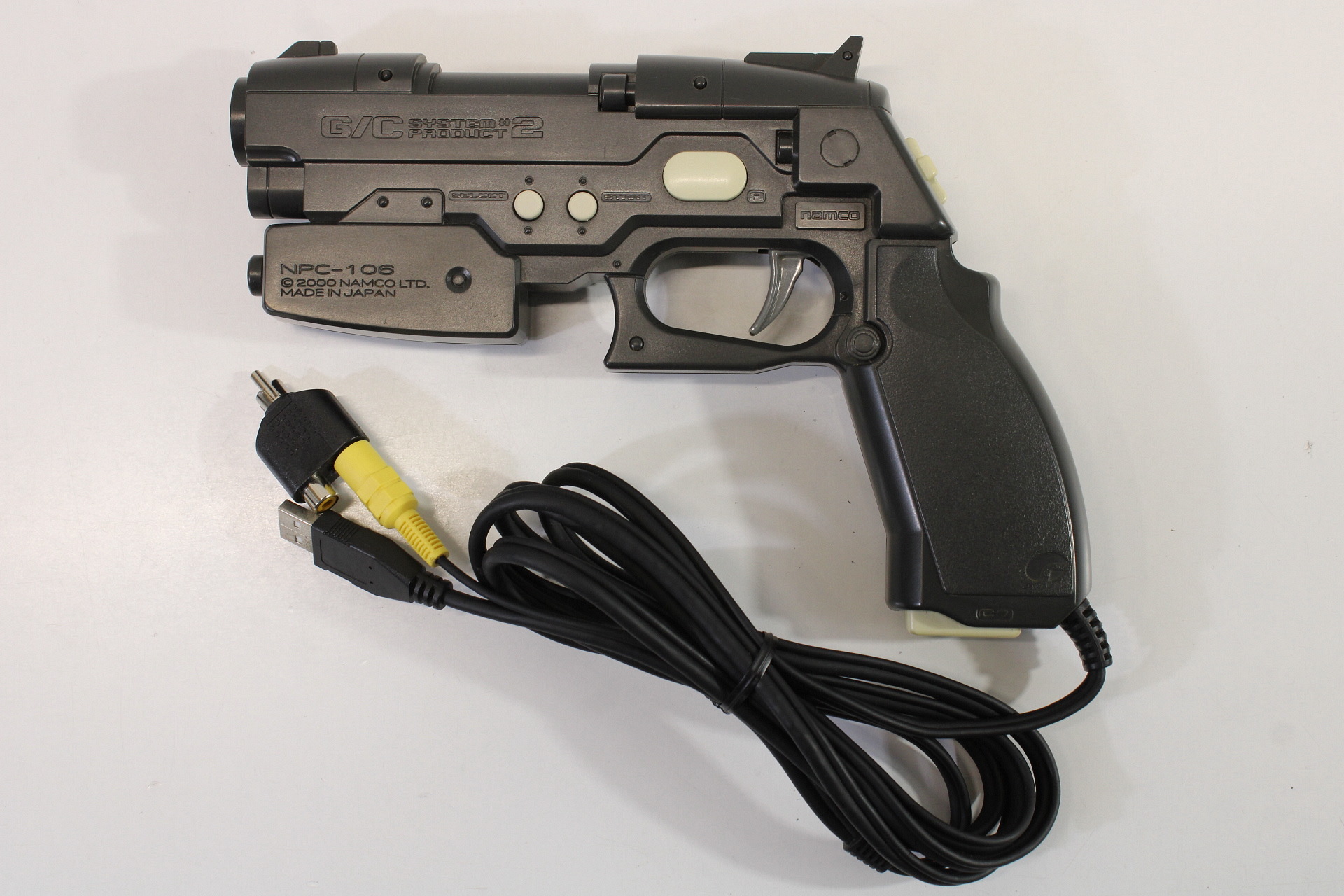 Namco NPC-106 GunCon 2 Light Gun Controller W/ Adapter Playstation
