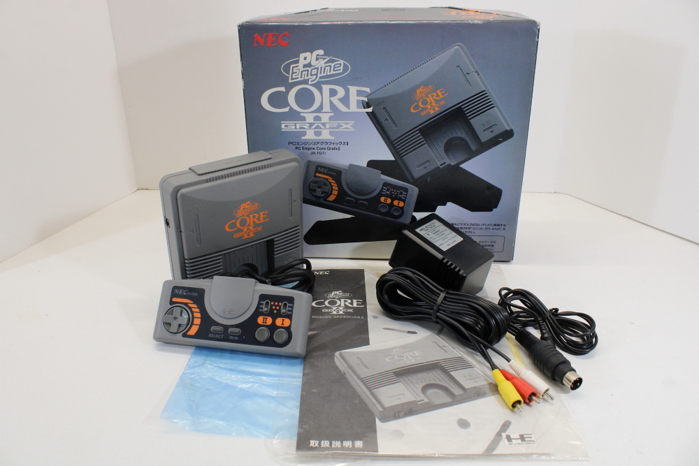 PC Engine Core Grafx 2 Console Boxed CIB PCE (A) – Retro Games Japan