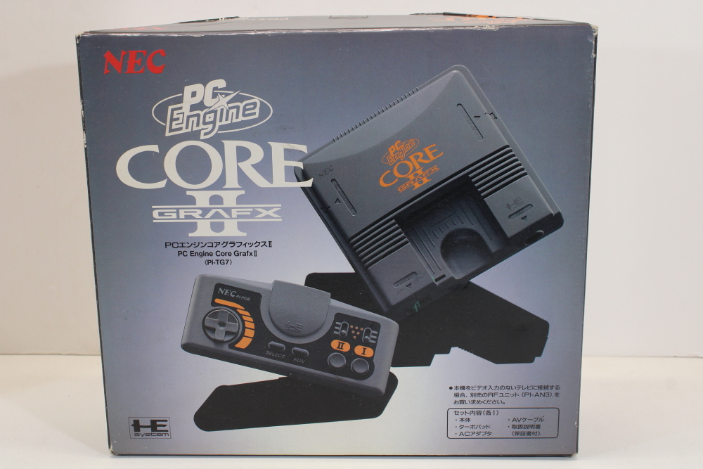 PC Engine Core Grafx 2 Console Boxed CIB PCE (A) – Retro Games Japan
