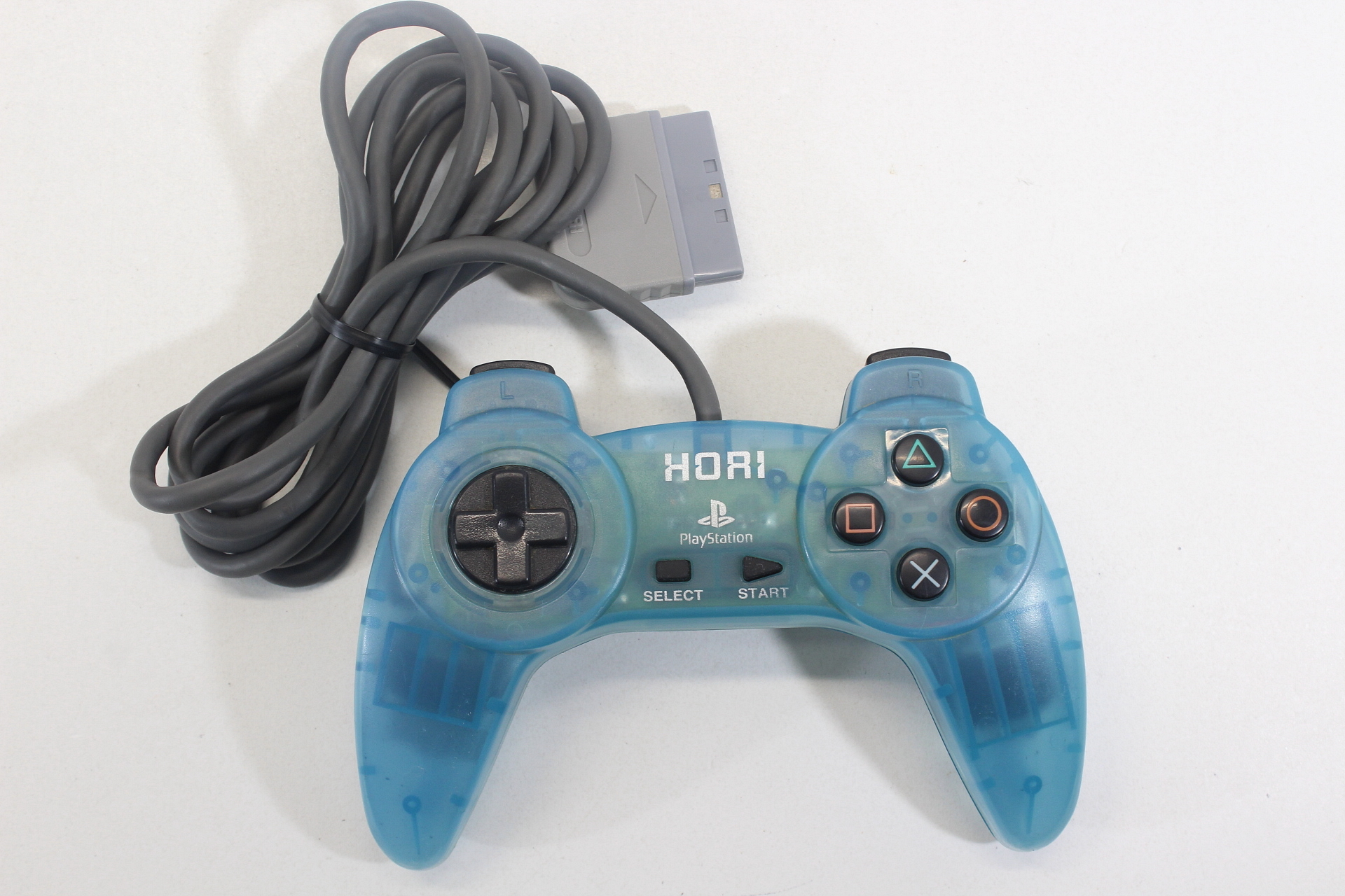 Hori Digital Sindou Pad HPS-52 Clear Blue Controller Playstation & 2 PS1 PS2 (B) – Retro Games Japan