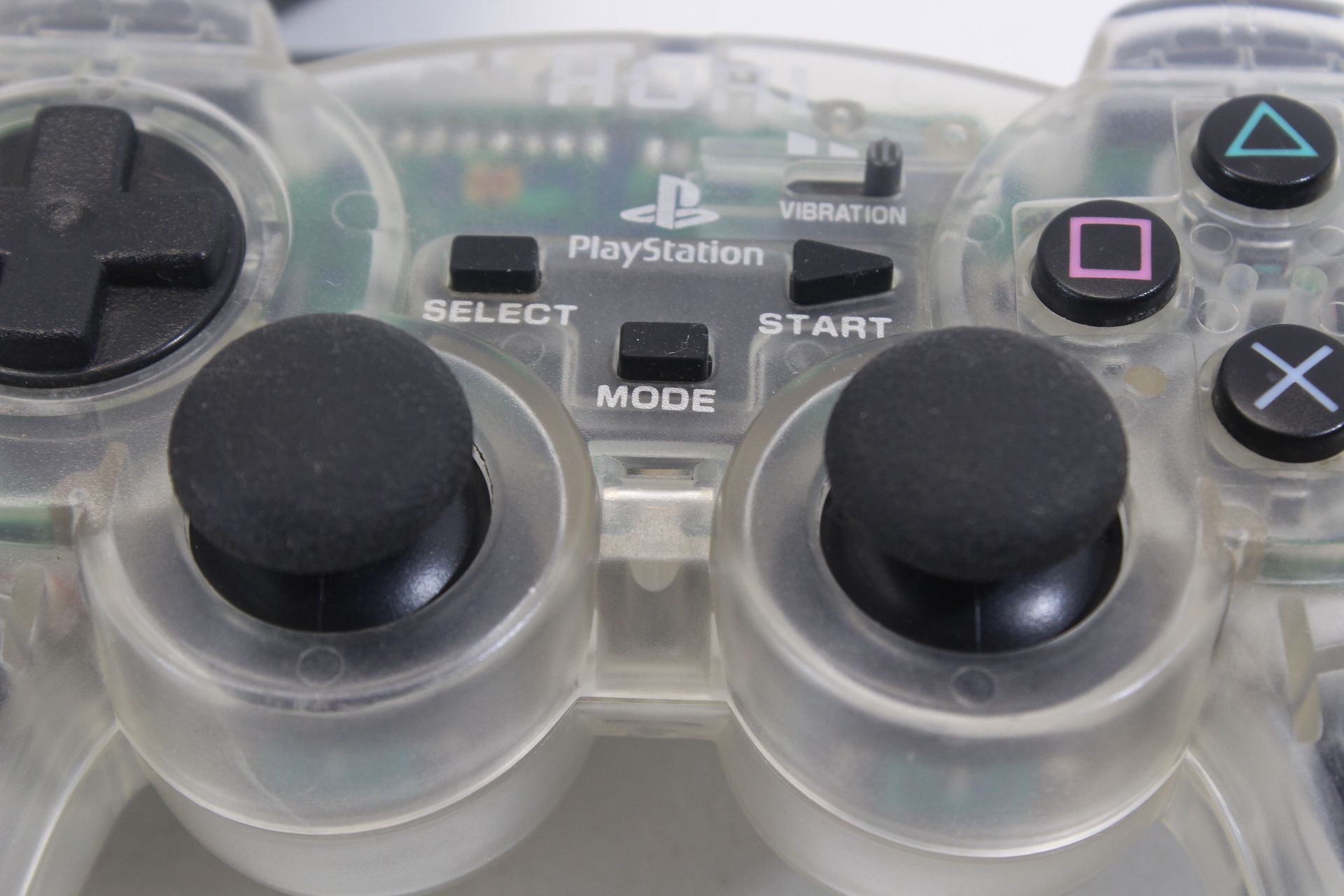 PlayStation 2 Japan PS2 HORI Controller Analog Sindou Pad Clear SLPH00121