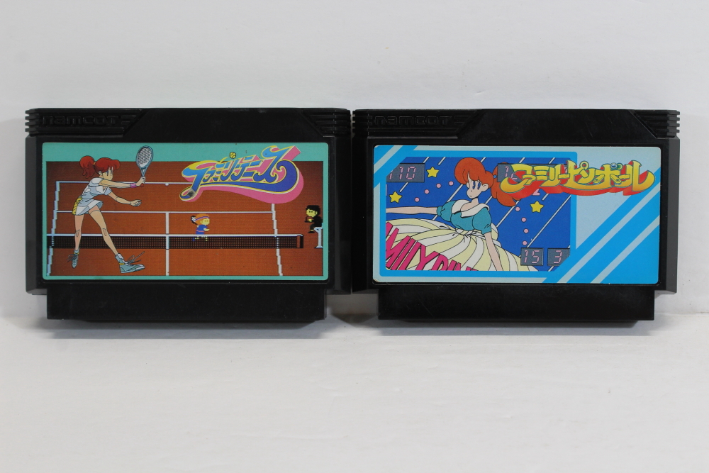 Lot of 2 Family Pinball & Tennis FC (B) – Retro Games Japan