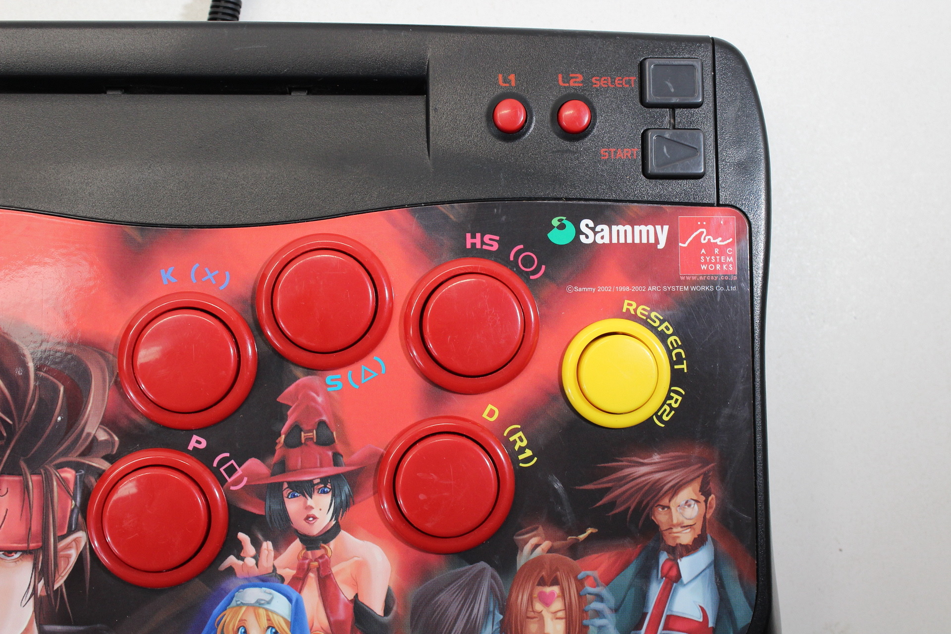 Sammy Fighter Stick Guilty Gear XX Custom SMY-0502GX Arcade