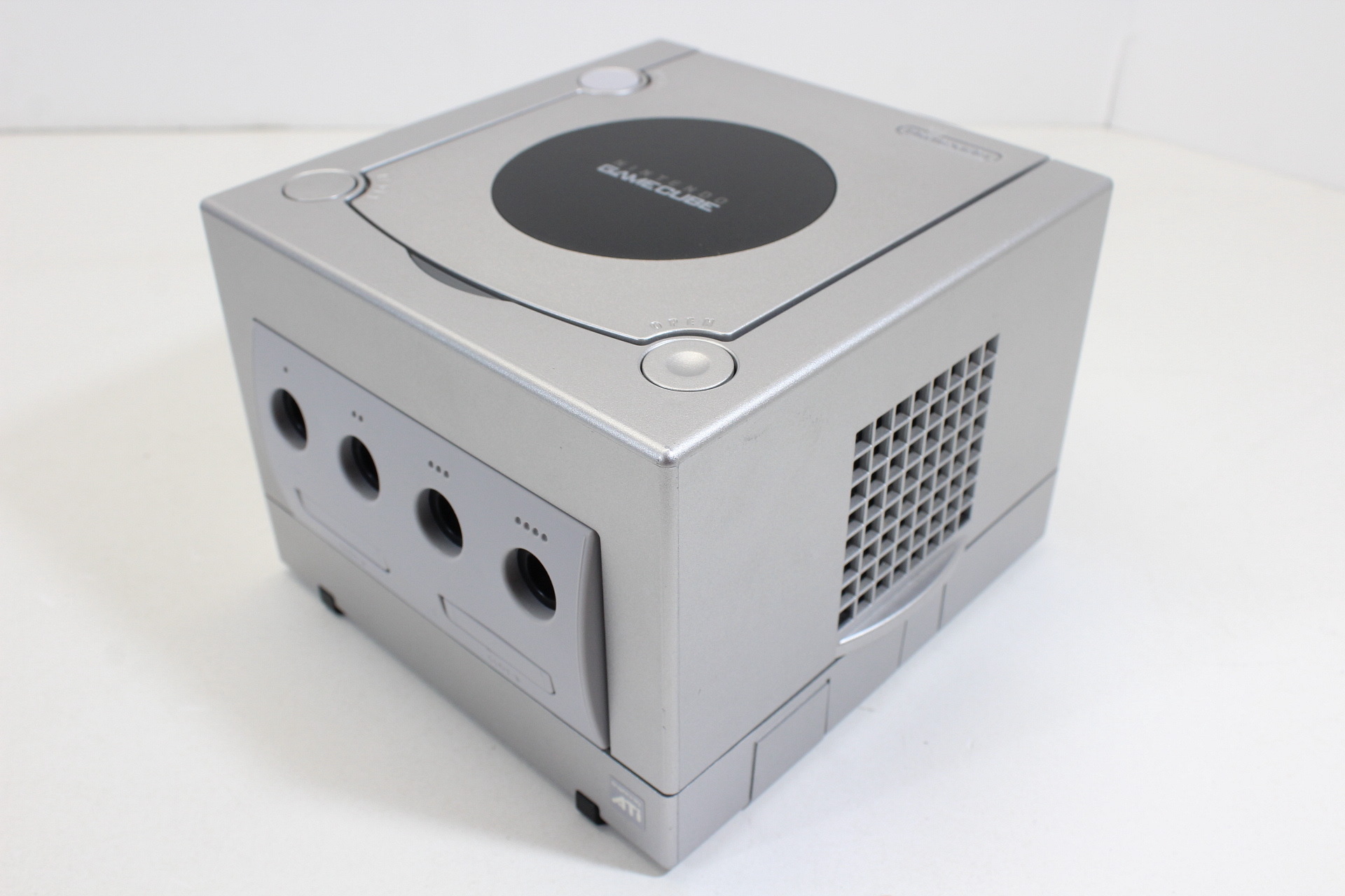 Nintendo Gamecube Boxed Platinum Silver Console 1 Controller AC AV 