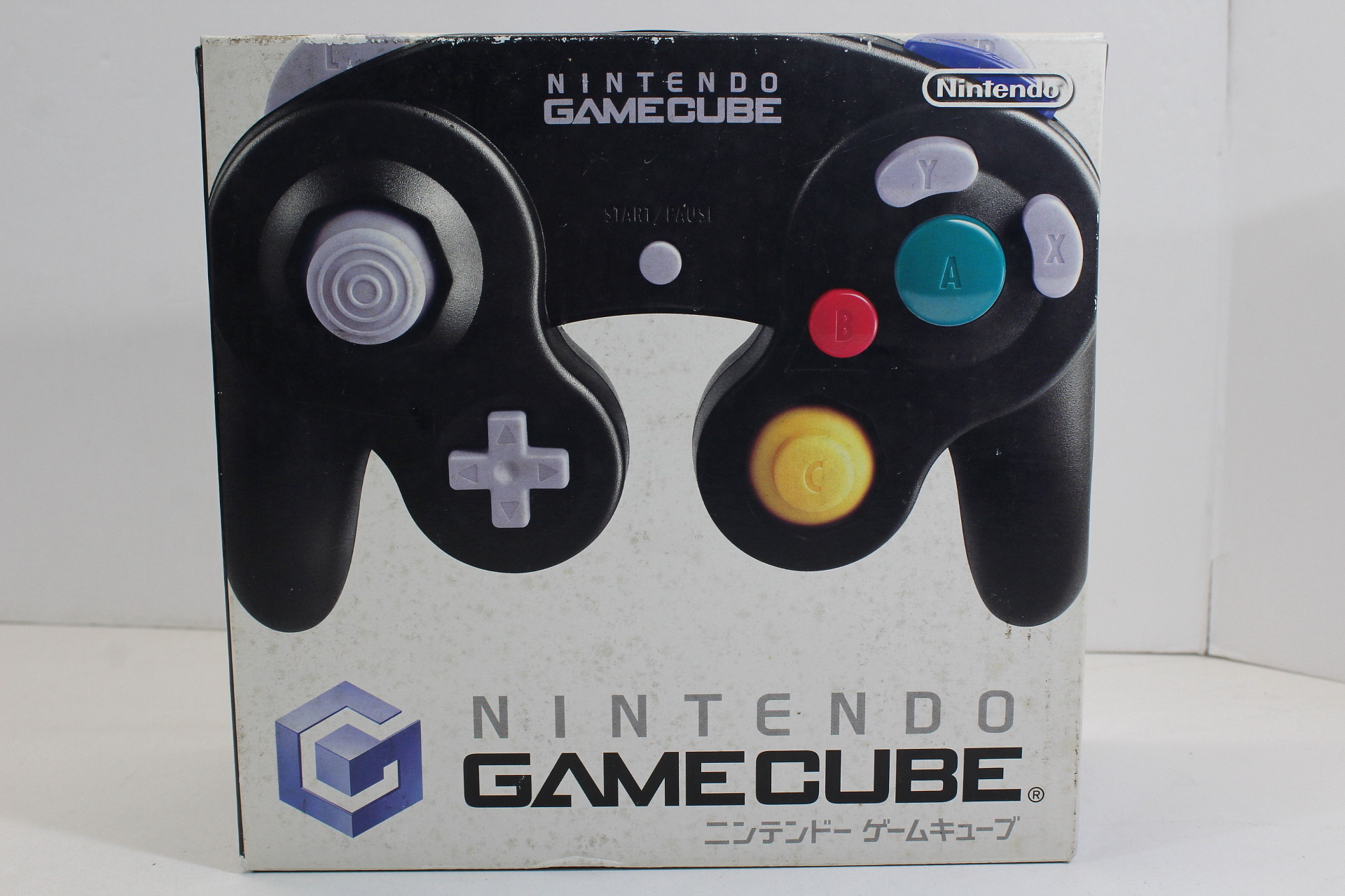Nintendo Gamecube Boxed Jet Black Console 1 Controller AC AV English GC (B)