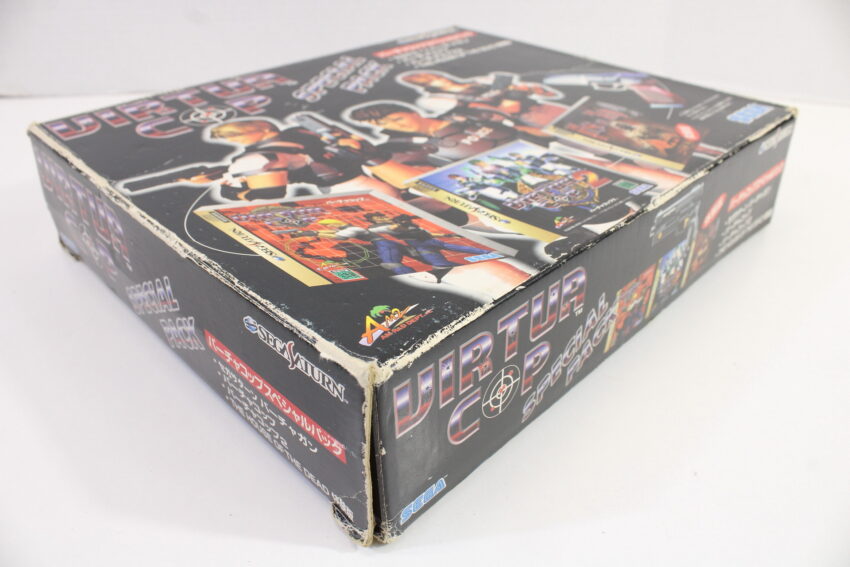Sega Saturn Virtua Gun Controller HSS-0152 Boxed With Virtua Cop 1 2 & The House of The Dead DemoSS (B)