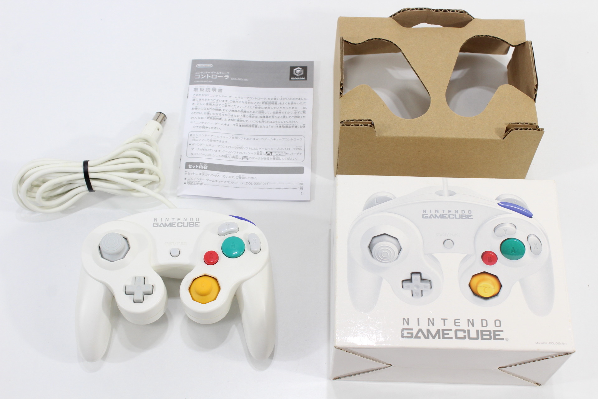 Official Nintendo Gamecube Controller Boxed White T3 OEM GC (B) – Retro  Games Japan