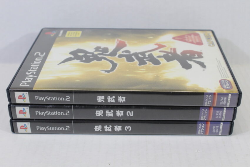 Lot of 3 Onimusha 1 2 3 (B) SONY PlayStation 2 PS2