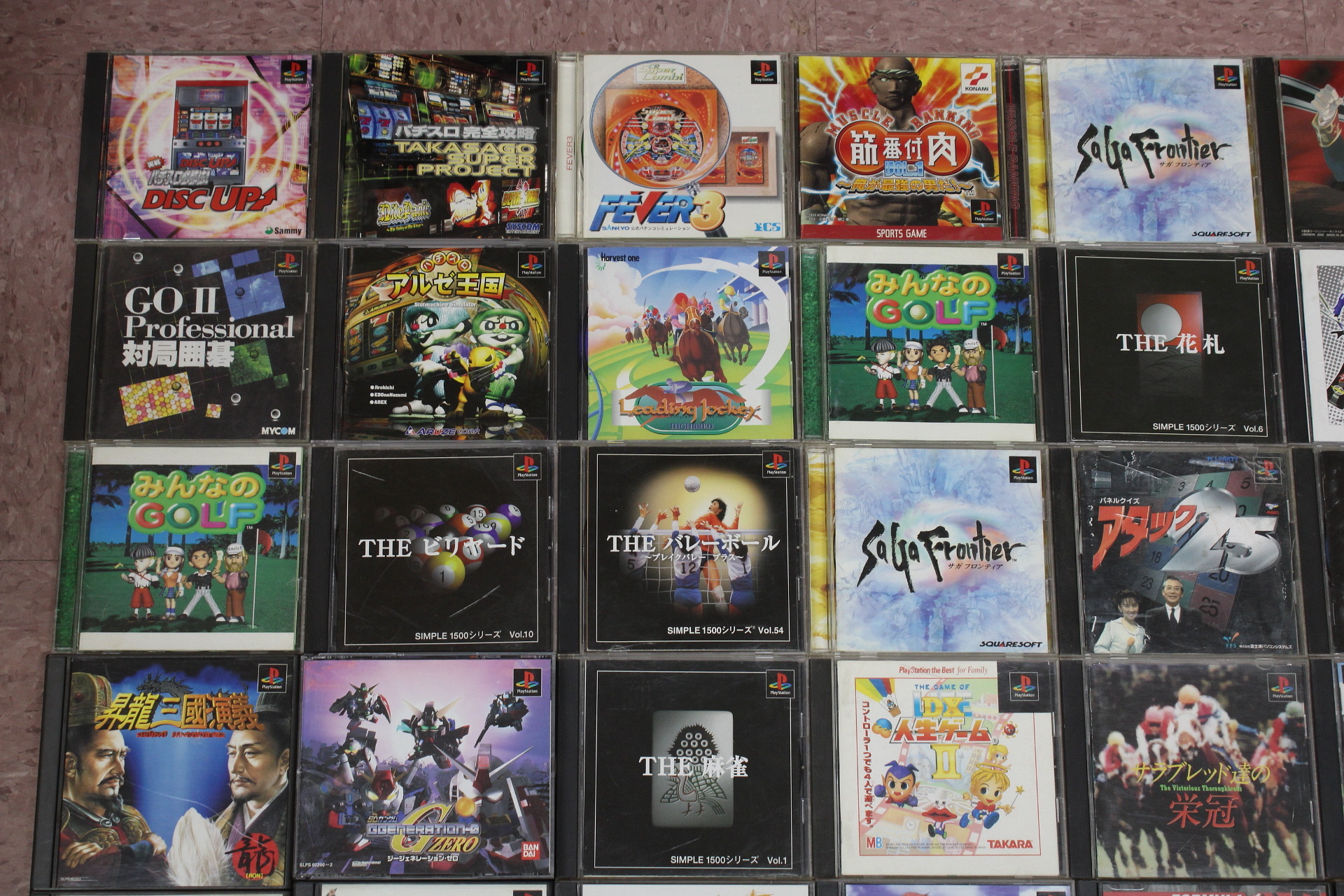 Wholesale Lot of 48 PS1 PlayStation 1 Games (Untested)