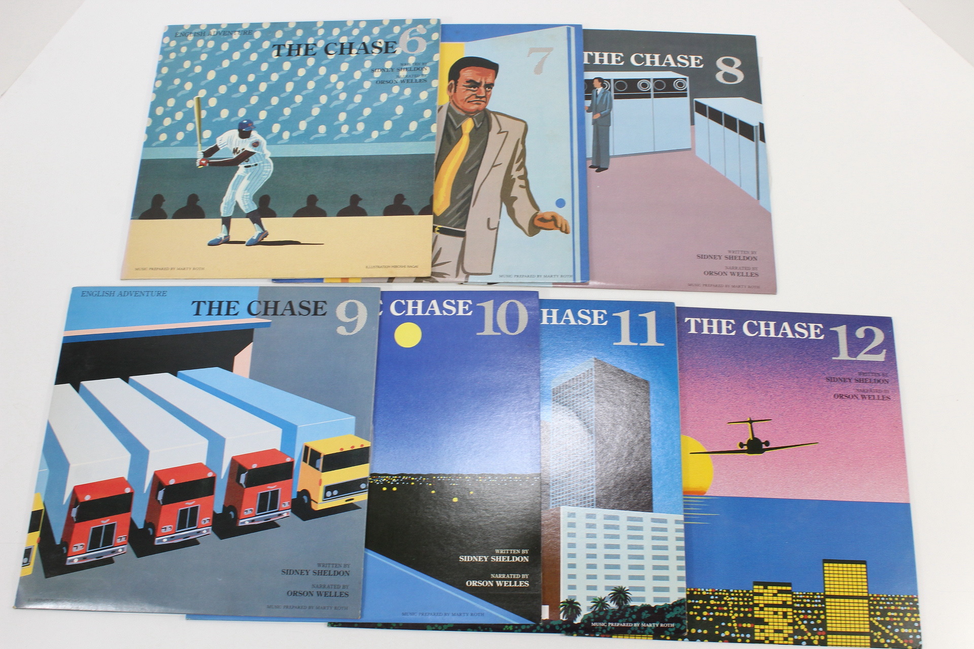 Lot Of 7 English Adventure The Chase Series 6 – 12 Vinyl Record (B~C ...