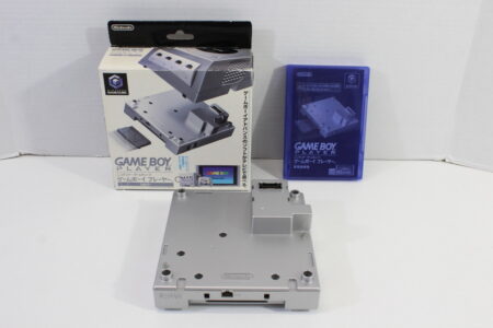 Boxed Nintendo Gamecube Gameboy Player Silver DOL-017 With Start Up Disc (B)
