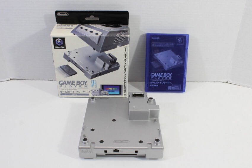 Boxed Nintendo Gamecube Gameboy Player Silver DOL-017 With Start Up Disc (B)