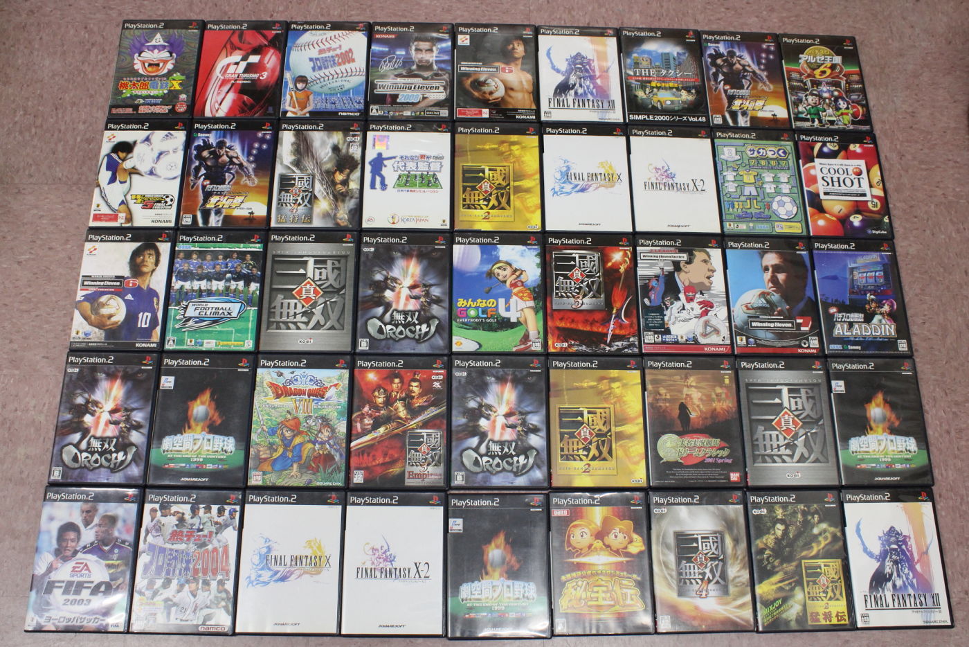 Wholesale Lot of 45 PS2 PlayStation 2 Complete Games (Untested