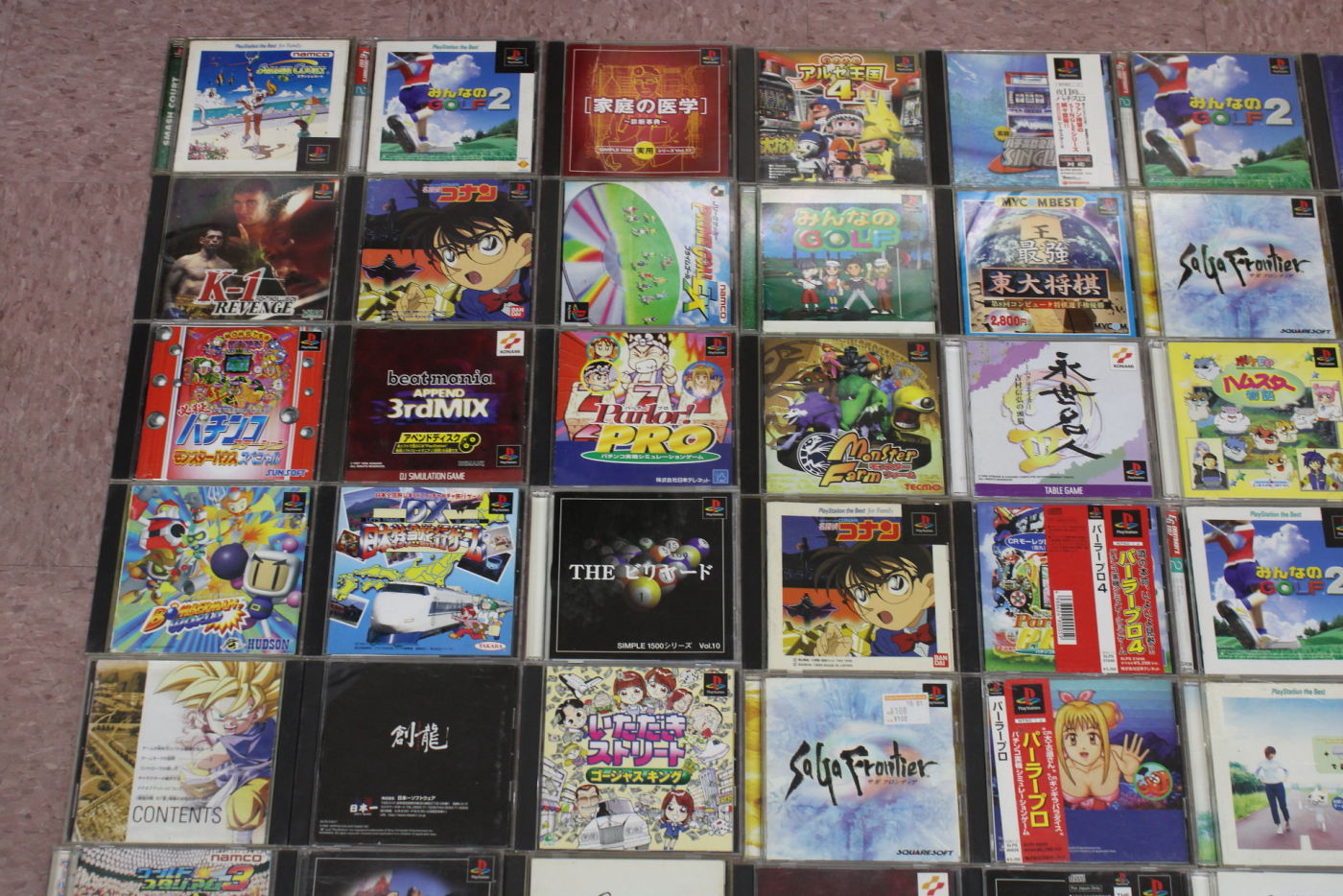 Wholesale Lot of 48 PS1 PlayStation 1 Games (Untested)
