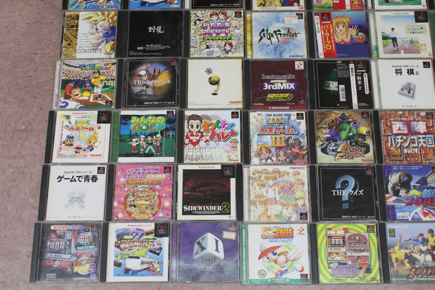 Wholesale Lot of 45 PS1 PlayStation 1 Games (Untested)