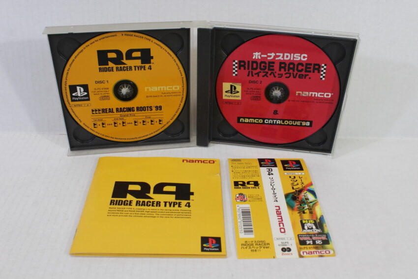 Ridge Racer Type 4 R4 CIB (B) SONY PlayStation 1 PS1