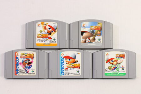 Lot of 5 Jikkyou Powerful Pro Yakyu Baseball 4 5 6 2000 2001 N64 (B)