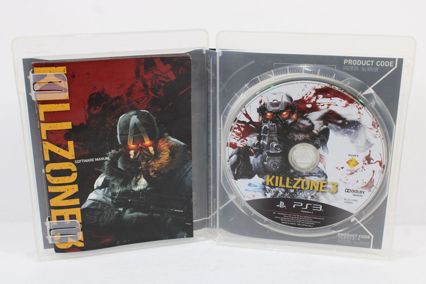 KILLZONE 2 & KILLZONE 3 PLAYSTATION 3 PS3 LOT OF 2 VIDEO GAME WITH GAME CASE