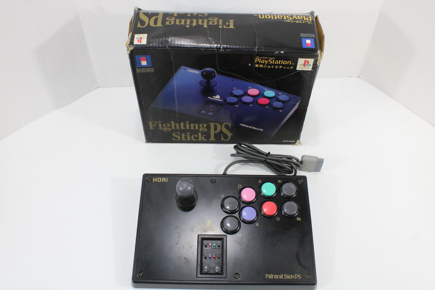HORI Fighting Stick SS HSS-07 Sega Saturn Controller Boxed tested-d101 –  Hakushin Retro Game shop