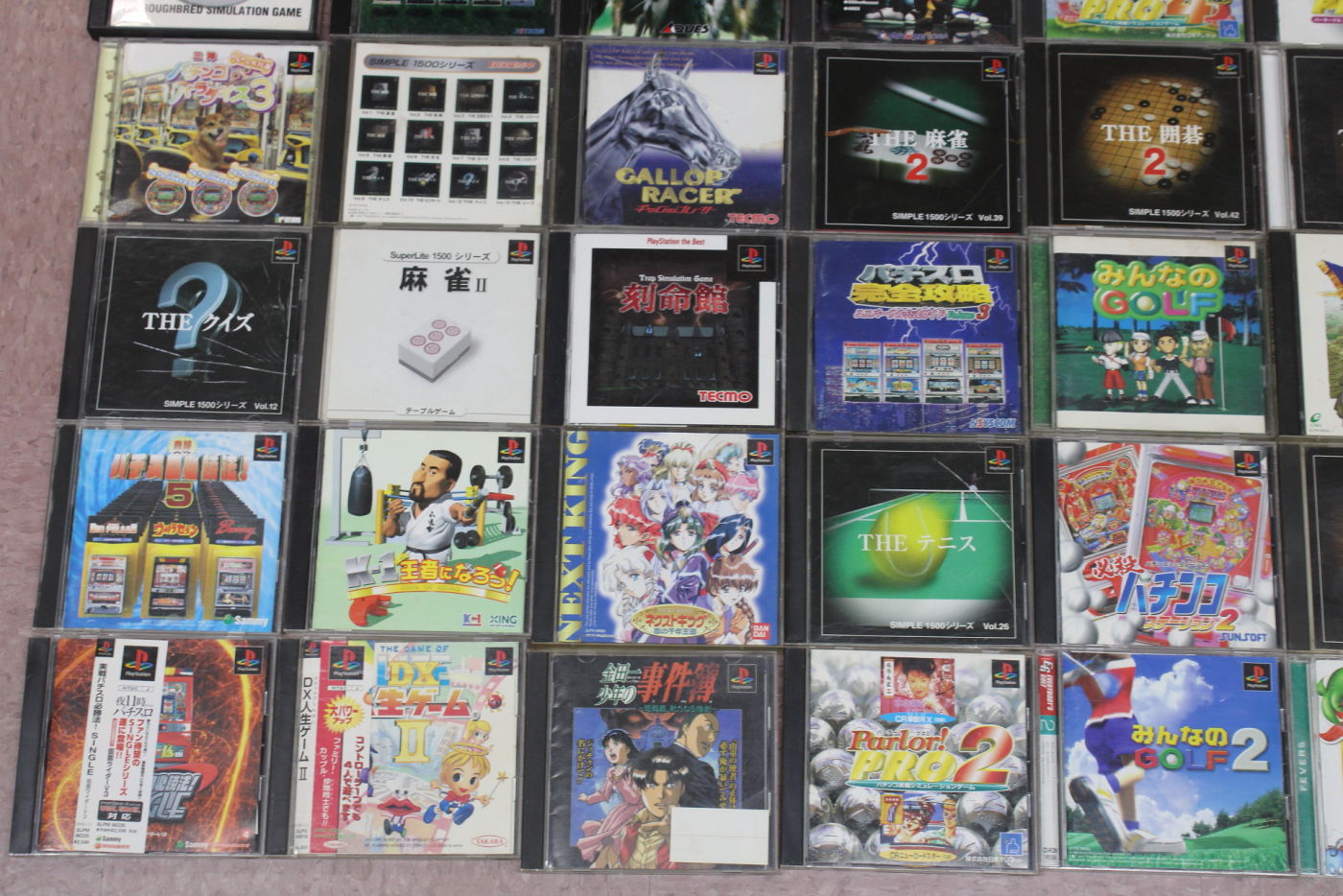 Wholesale Lot of 63 PS1 PlayStation 1 Games (Untested)