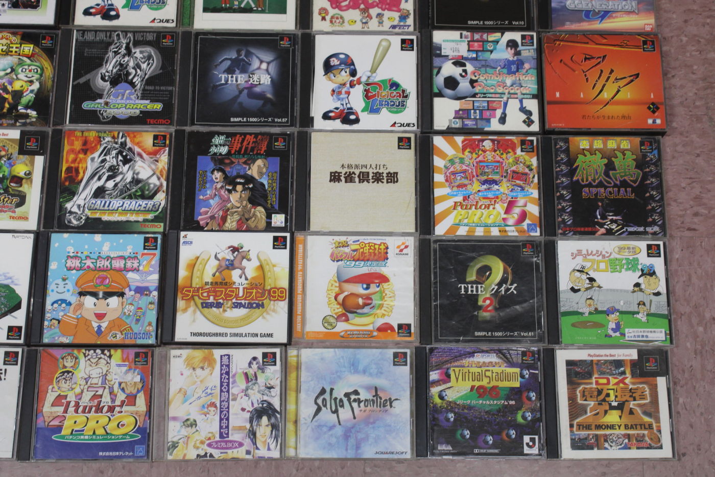 Wholesale Lot of 63 PS1 PlayStation 1 Games (Untested)
