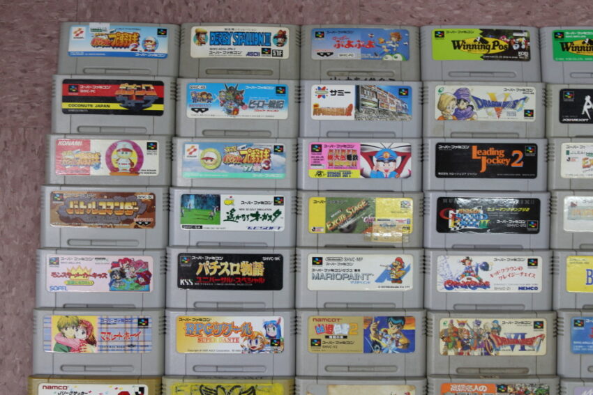 Wholesale Lot of 80 Nintendo Super Famicom Games (Untested / Uncleaned) Nintendo Super Famicom SFC