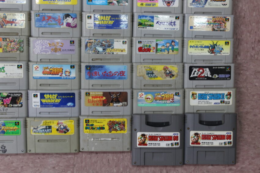 Wholesale Lot of 80 Nintendo Super Famicom Games (Untested / Uncleaned) Nintendo Super Famicom SFC