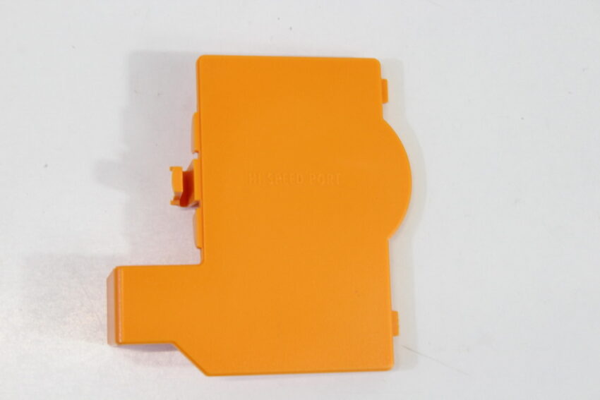 Bottom Port Cover Hi Speed Port OEM Spice Orange for Nintendo GameCube Console GC (B)