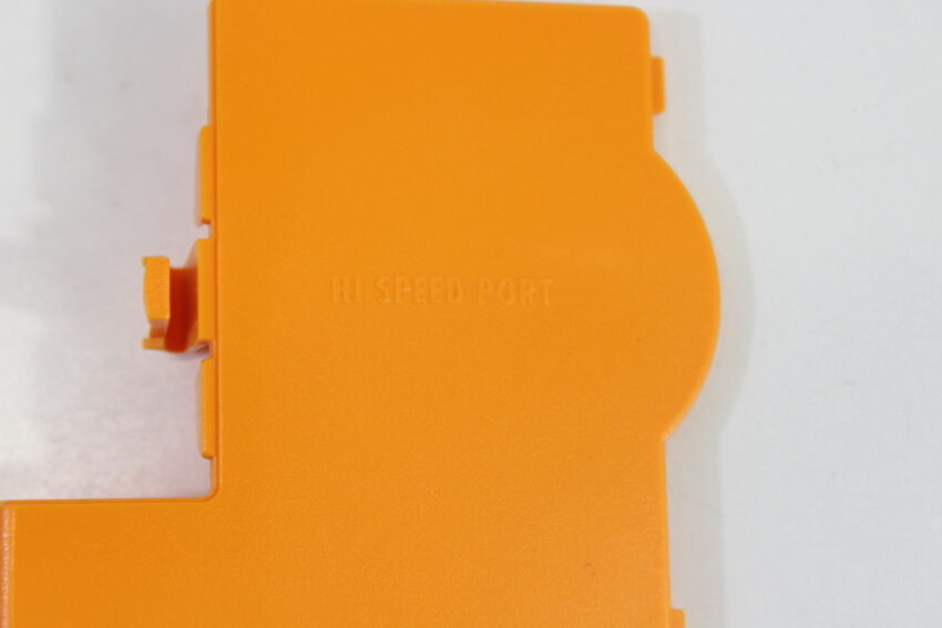 Bottom Port Cover Hi Speed Port OEM Spice Orange for Nintendo GameCube Console GC (B)