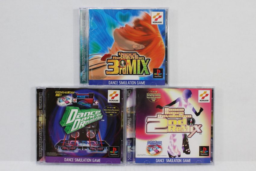Lot of 3 Dance Dance Revolution 1 2nd ReMIX 3rd Mix (B) SONY PlayStation 1 PS1
