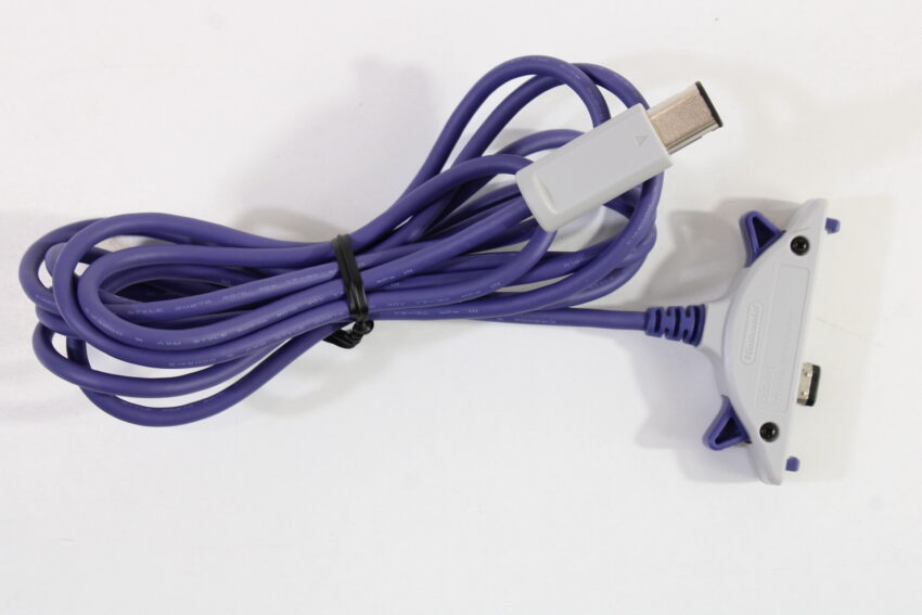Official Nintendo Gameboy Advance to GameCube GBA GC Link Cable Cord Boxed OEM DOL-011 (B)