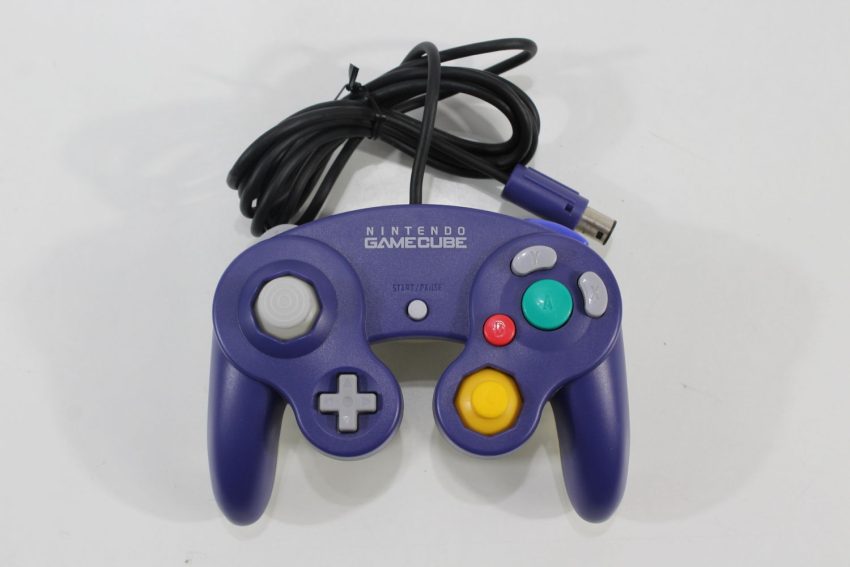 Nintendo Gamecube Controller Indigo Purple x Clear GC (B)