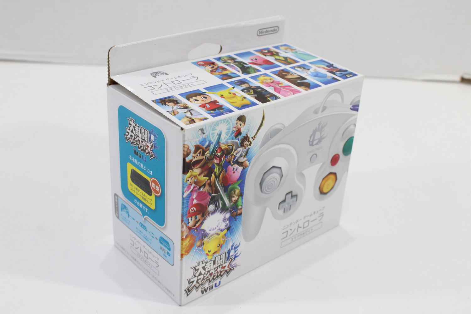 Super Smash Bros. store Wii U Gamecube Controller White Mint With Box Tested Oem