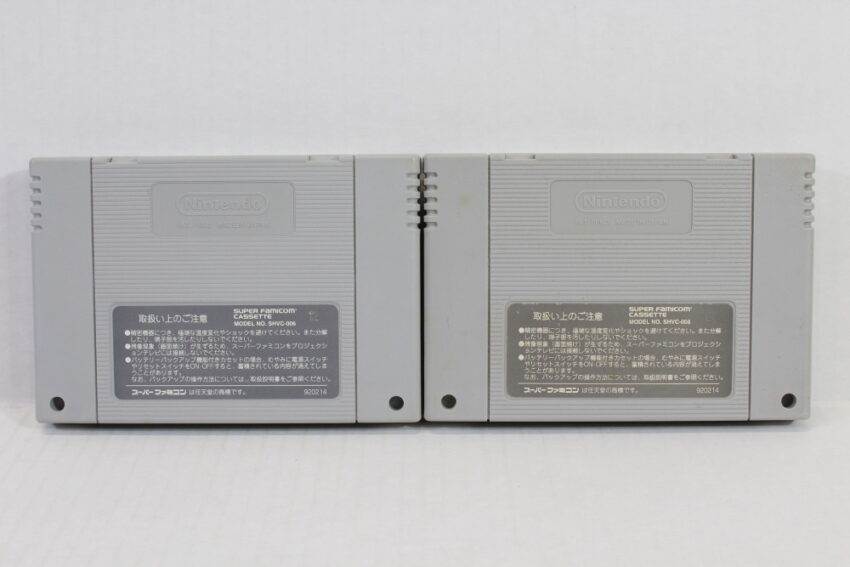 Lot of 2 Mario & Wario / Mario Paint (B) Nintendo Super Famicom SFC