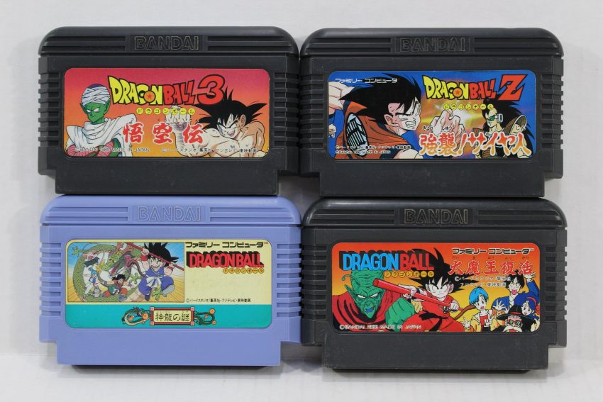 Lot of 4 Dragon Ball 1 Shenron no Nazo 3 Z Attack Saiyan FC (B)