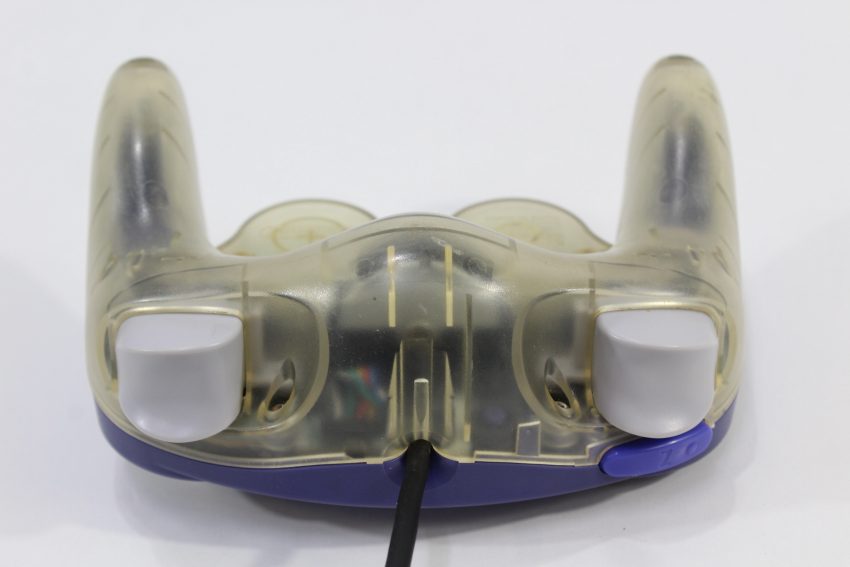Official Nintendo Gamecube Controller Indigo Purple x Clear GC (B)