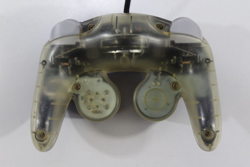 Official Nintendo Gamecube Controller Indigo Purple x Clear GC (B)