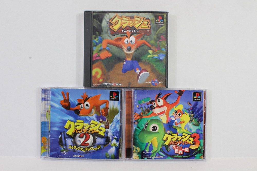 Ps1 authentic bulk lot crash bandicoot