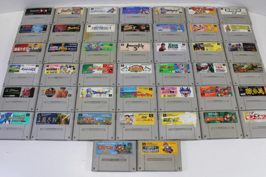 Wholesale Lot of 44 Nintendo Super Famicom Games SFC (Untested)