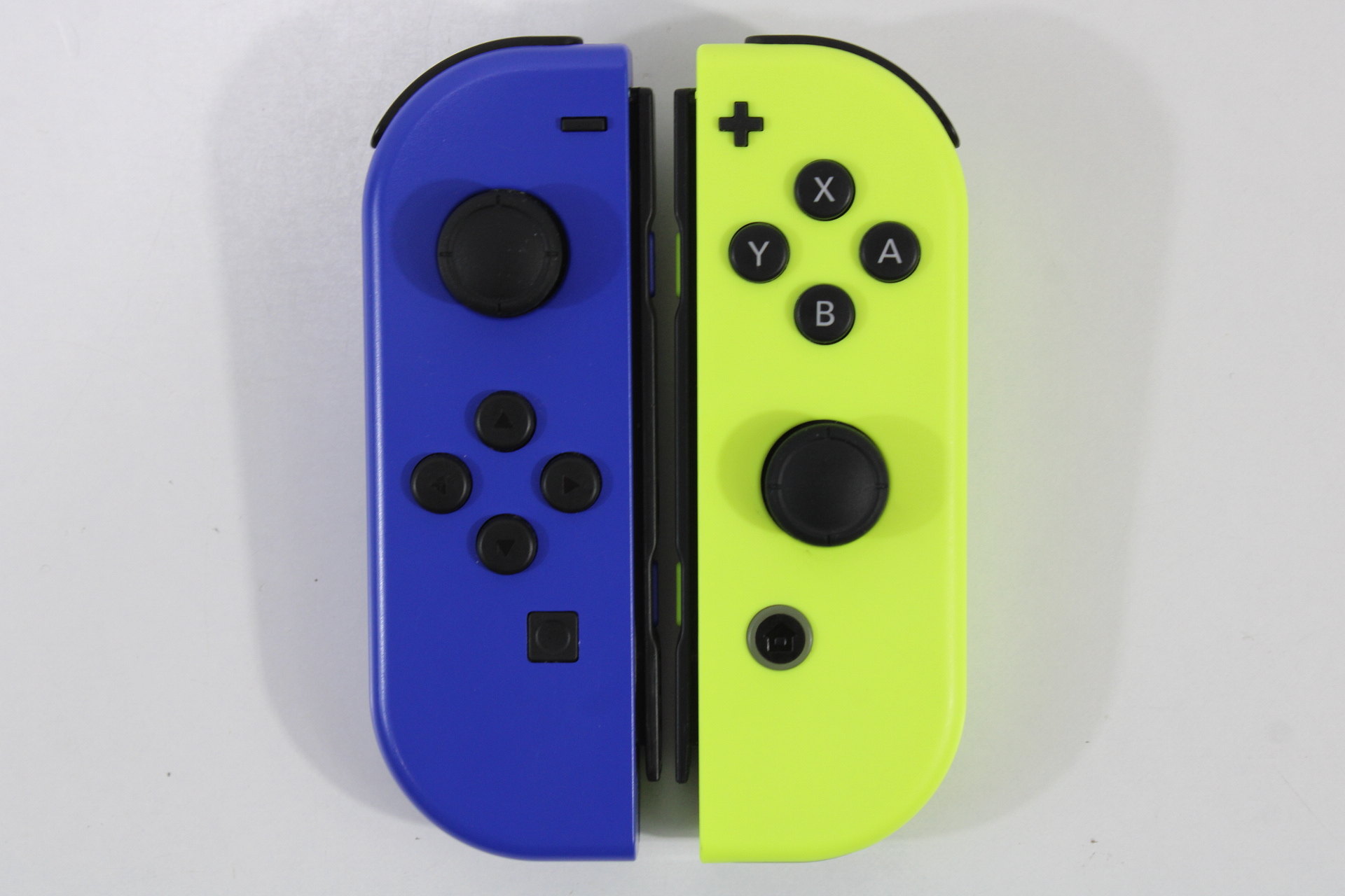 Official Nintendo Switch Joy Con Controllers Blue Left & Neon