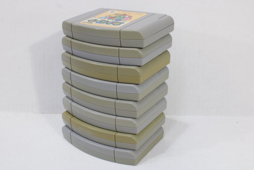 Lot of 8 Discolored Yoshi Story Choro Q Mario Kart Donkey Kong Baku Bomberman Mahjong Doraemon 2 Kirby N64 (B)