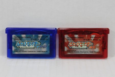 Lot of 2 Pokemon Sapphire & Ruby New Battery GBA (B)