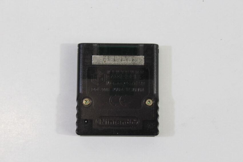 Official Nintendo GameCube Memory Card 59 Blocks Clear Black OEM DOL-008 (B) Nintendo GameCube GC