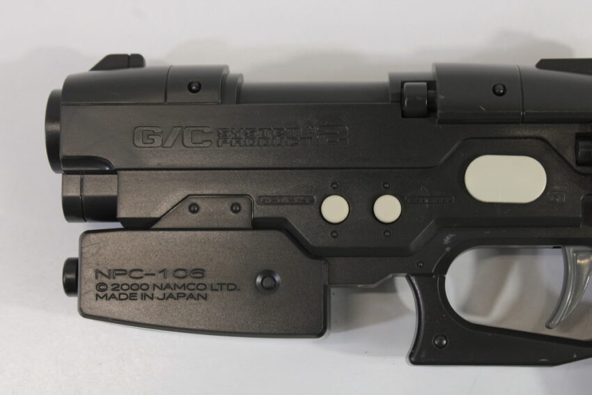 Namco NPC-106 GunCon 2 Light Gun Controller W/ Adapter & Time Crisis 2 Playstation 2 PS2 (B)